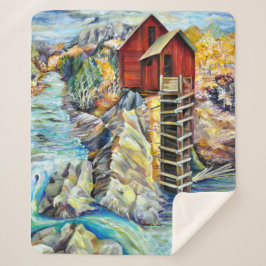 Colorado Rocky Mountains Fluss Crystal Mill Sherpadecke