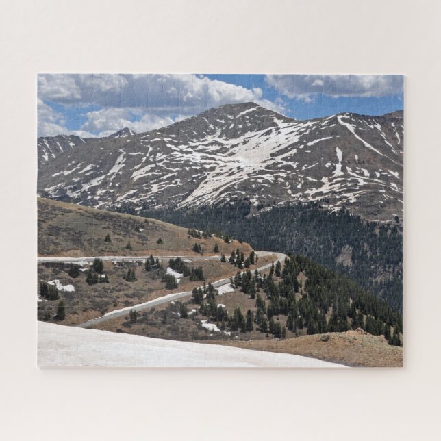 Colorado Rocky Mountains Landschaft Landschaftlich Puzzle (Horizontal)