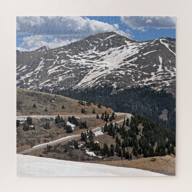 Colorado Rocky Mountains Landschaft Landschaftlich Puzzle (Vertikal)