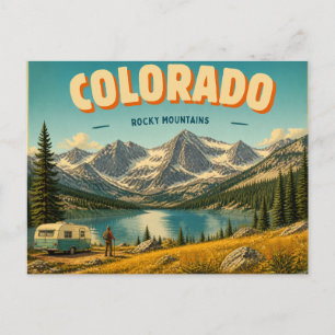 Colorado Rocky Mountains Postkarte