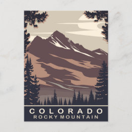 Colorado, Rocky Mountains, Reisen Postkarte