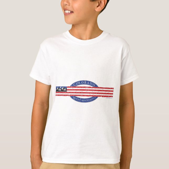 Colorado Rocky Mountains T-Shirt (Vorderseite)