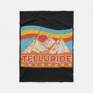 Colorado Rocky Mountains Telluride Skifahren Wande Fleecedecke