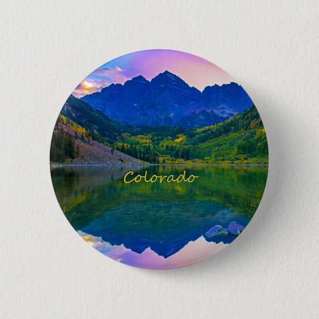 Colorado Rocky Mountains und Lake Button (Vorderseite)