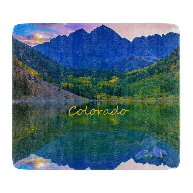 Colorado Rocky Mountains und Lake Schneidebrett (Vorderseite)