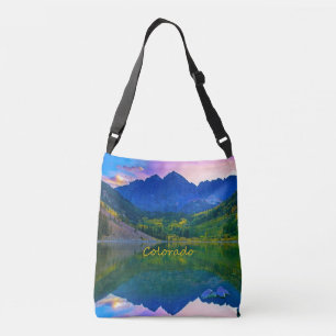 Colorado Rocky Mountains und Lake Tragetaschen Mit Langen Trägern