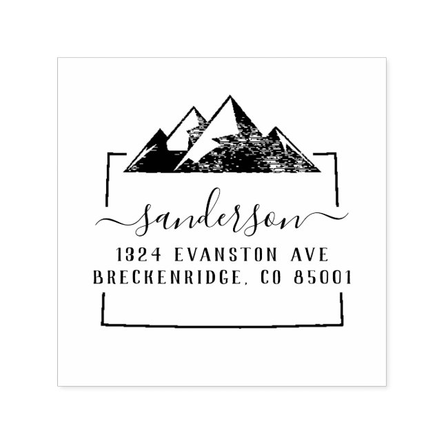 Colorado Rücksendeadresse Briefmarke Permastempel (Design)
