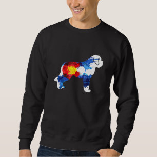 Colorado Saint Bernard Dog - Rocky Mountain Sweatshirt