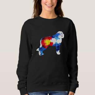Colorado Saint Bernard Dog Rocky Mountain Sweatshirt