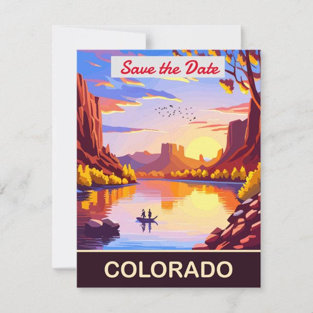 Colorado Save The Date (Vorderseite)