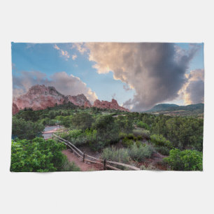 Colorado Schlafen Riese Sonnenaufgang Küchentuch