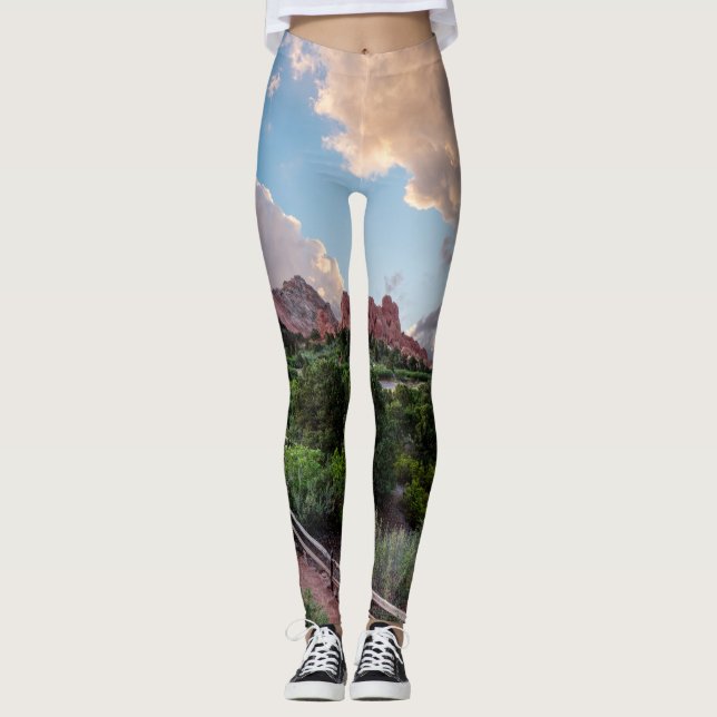 Colorado Schlafende Riesenaufgang Leggings (Vorderseite)