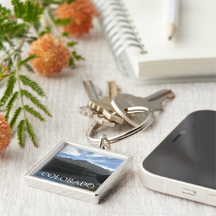 Colorado Schöne Berge Serene Lake Schlüsselanhänge Schlüsselanhänger