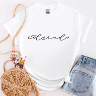 Colorado Script Staat Frauen T - Shirt