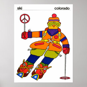Colorado-Ski-Poster Poster