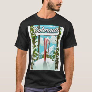 Colorado Ski Poster T-Shirt