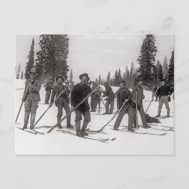 Colorado Skiers, 1910 Postkarte (Vorderseite)