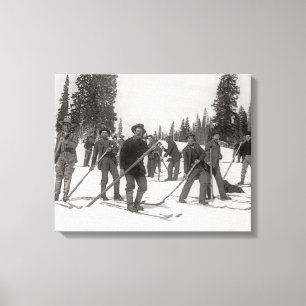 Colorado Skifahrer, 1910 Leinwanddruck