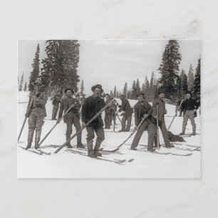 Colorado Skifahrer, 1910 Postkarte