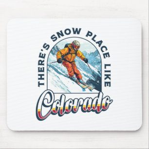 Colorado-Skiurlaub Colorado Aspen-Skigebiet Mousepad