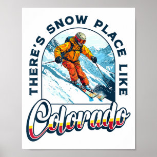 Colorado-Skiurlaub Colorado Aspen-Skigebiet Poster
