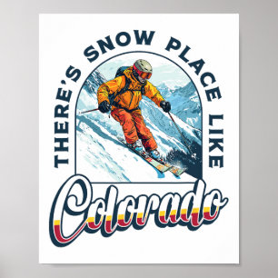 Colorado-Skiurlaub Colorado Aspen-Skigebiet Poster