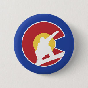 Colorado Snowboard Button