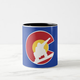 Colorado Snowboard Zweifarbige Tasse