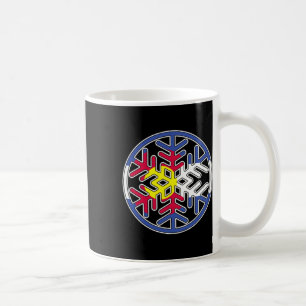 Colorado Snowboarden Rocky Mountains Snowflake Sk Kaffeetasse