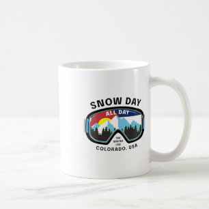 Colorado Snowboarden Snow Rocky Skiberg D Kaffeetasse