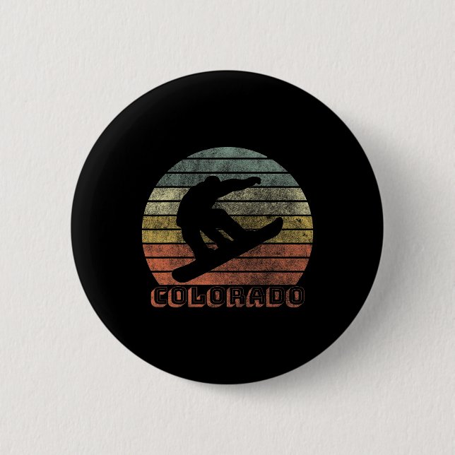 Colorado Snowboarden Winter Button (Vorderseite)