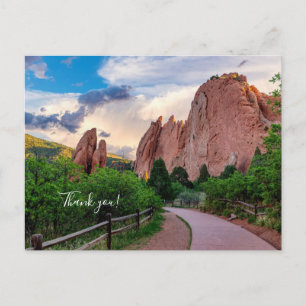 Colorado South Gateway Morning Danke Postcard Postkarte