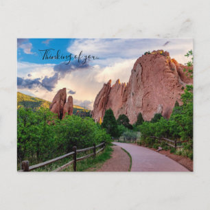 Colorado South Gateway Morning Denken Sie an Sie Postkarte