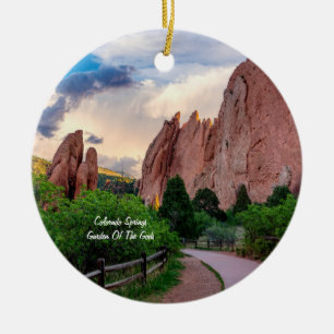 Colorado South Gateway Morning Souvenir Keramik Ornament