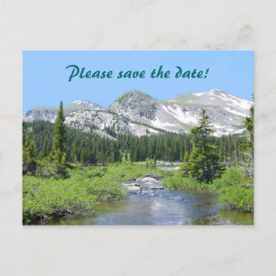 Colorado Splendor Save the Date Hochzeit Postkarte