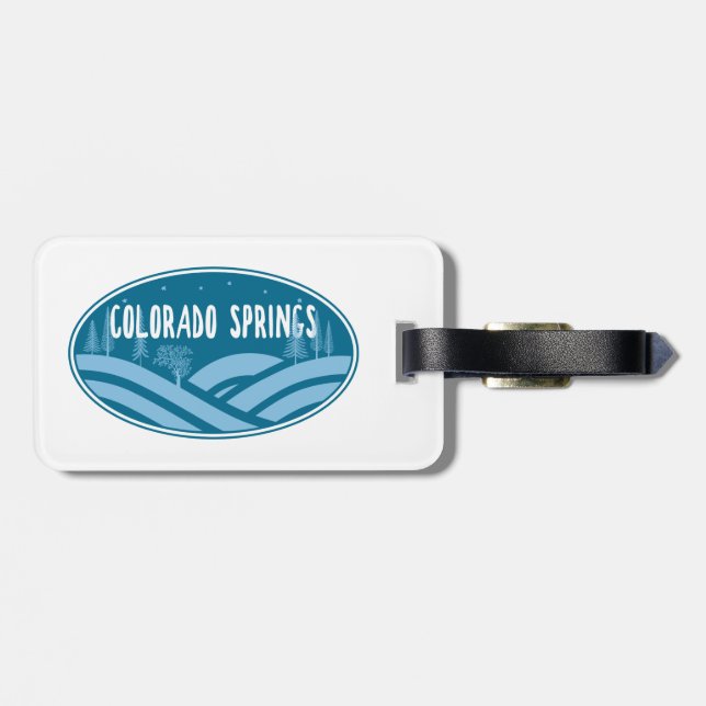 Colorado Springs Außenbereich Gepäckanhänger (Rückseite horizontal)