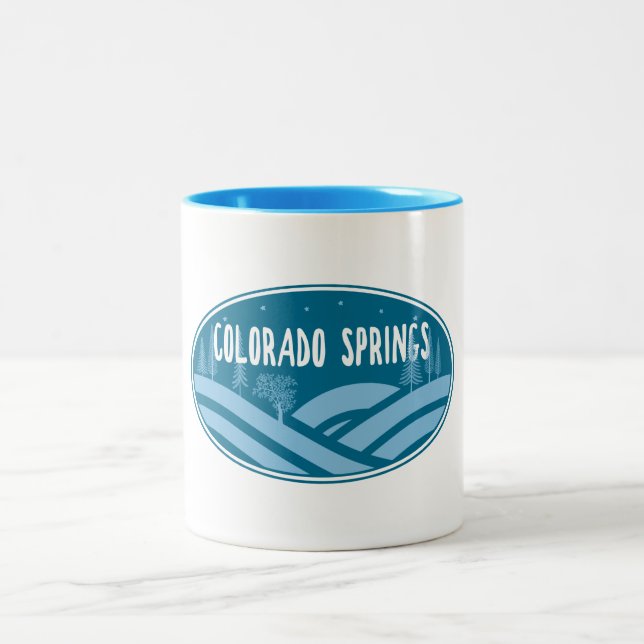 Colorado Springs Außenbereich Zweifarbige Tasse (Mittel)