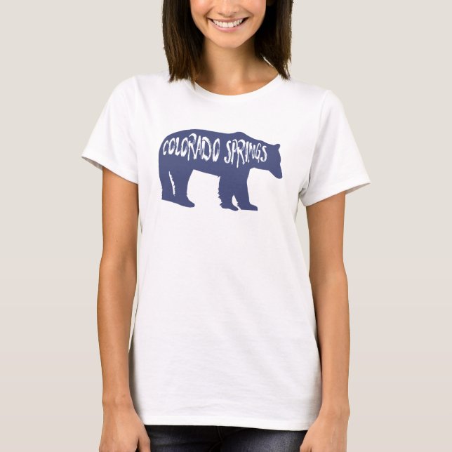 Colorado Springs Bear T-Shirt (Vorderseite)