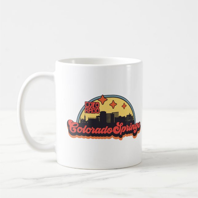 Colorado Springs, Colorado Kaffeetasse (Links)