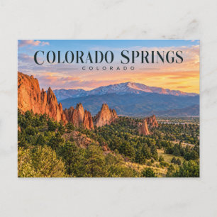 Colorado Springs Colorado Postkarte