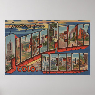 Colorado Springs, Colorado - Spiess-Spitze Poster