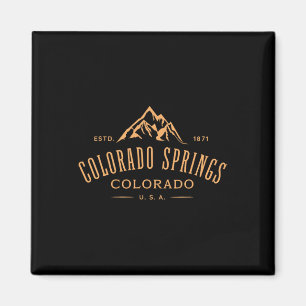 Colorado Springs Colorado Tolles Bergdesign Magnet