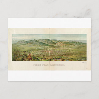 Colorado Springs / Pikes Peak 1890 Postkarte