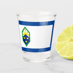 Colorado Springs Stadtflagge Shotglas Schnapsglas