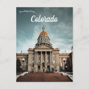 Colorado Staat Hauptstadt Gebäude Denver Colorado Postkarte