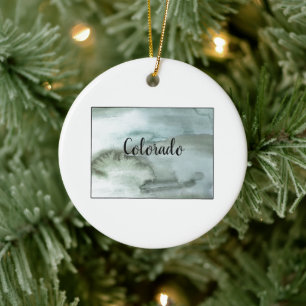 Colorado Staat Illustration Keramik Ornament