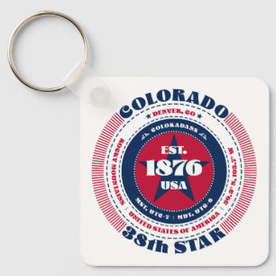 Colorado Staat Schlüsselanhänger