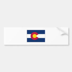 Colorado-Staats-Flagge Autoaufkleber