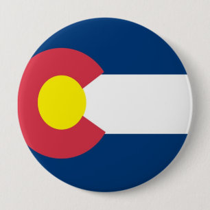 Colorado-Staats-Flagge Button