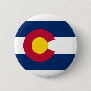 Colorado-Staats-Flagge Button
